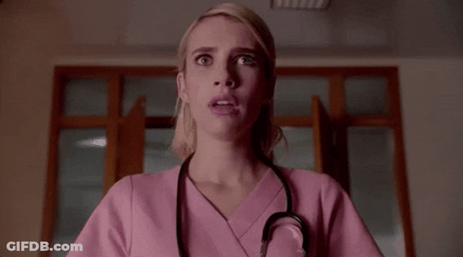 Emma Roberts Confused Scream Queens GIF