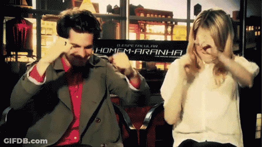 Emma Stone And Andrew Garfield Dancing GIF
