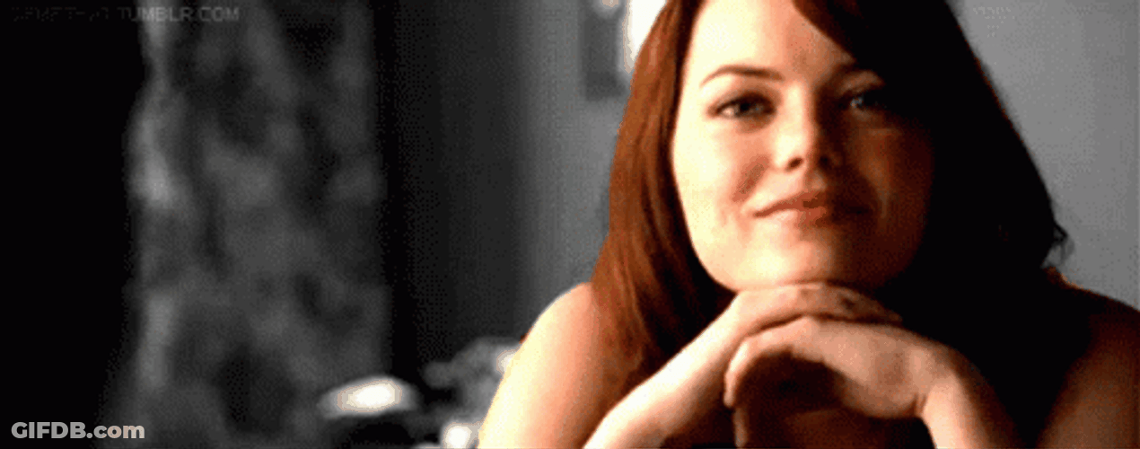 Emma Stone Cute Smile GIF