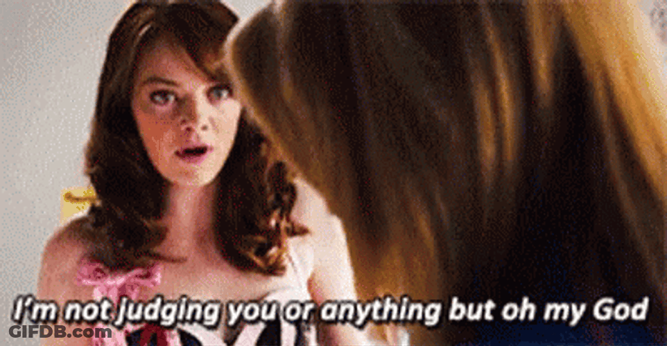 Emma Stone Im Not Judging You GIF