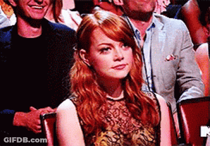 Emma Stone Unamused GIF