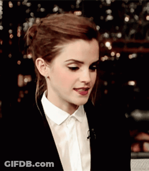 Emma Watson Explaining Broadly Tv Interview GIF
