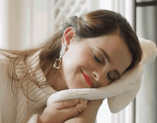 Emma Watson Fake Sleeping GIF