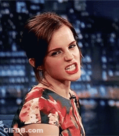 Emma Watson Make Face GIF
