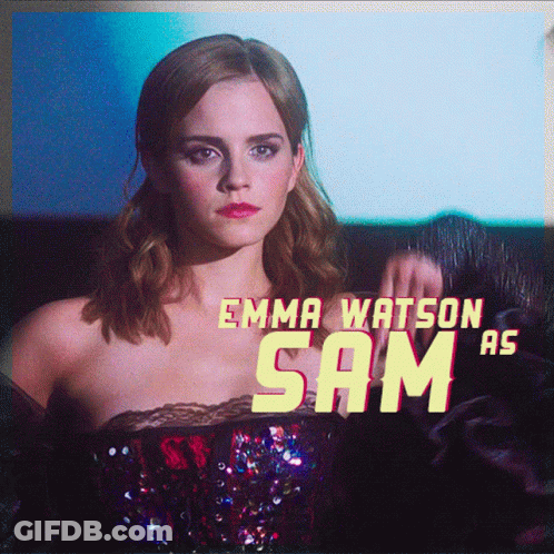 Emma Watson On Cover Of Sam GIF