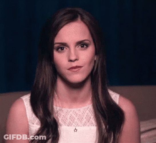 Emma Watson Seduce Stare GIF