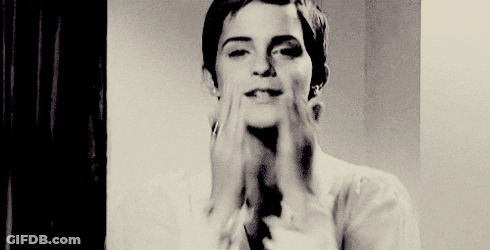 Emma Watson Sending Kisses GIF