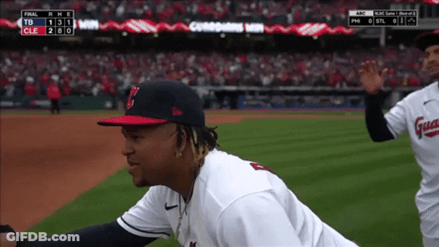 Emmanuel Clase Slap Great Job Team GIF
