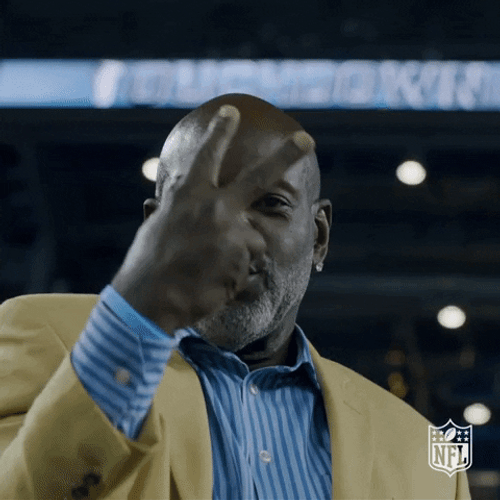Emmitt Smith Two Peace Sign GIF