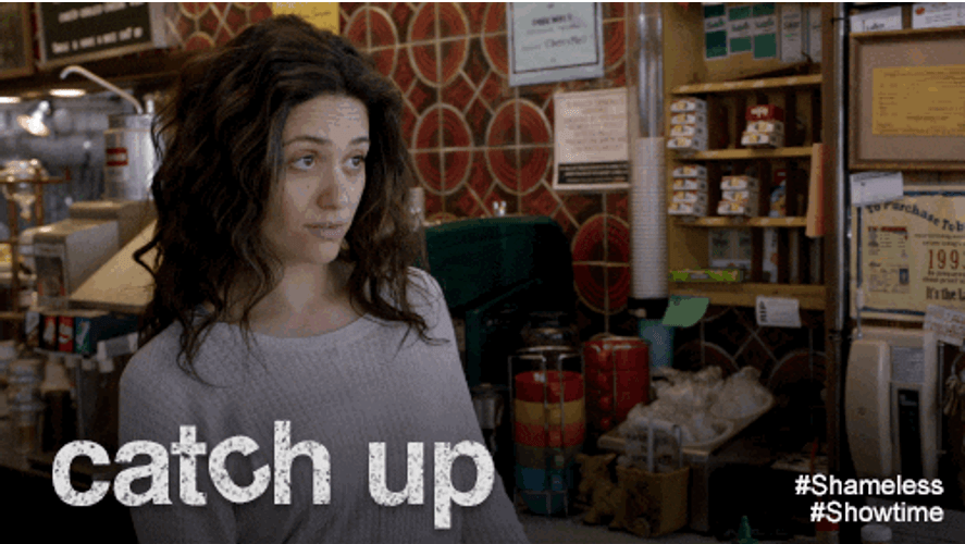 Emmy Rossum Catch Up Showtime GIF