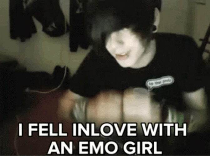 Emo Boy Loves Emo Girl GIF