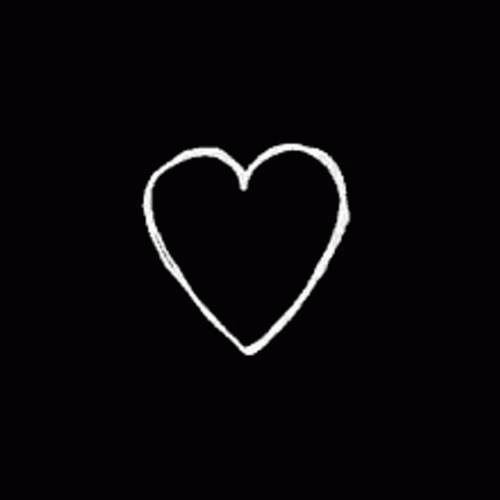 Emo Breaking Up Heart Drawing GIF