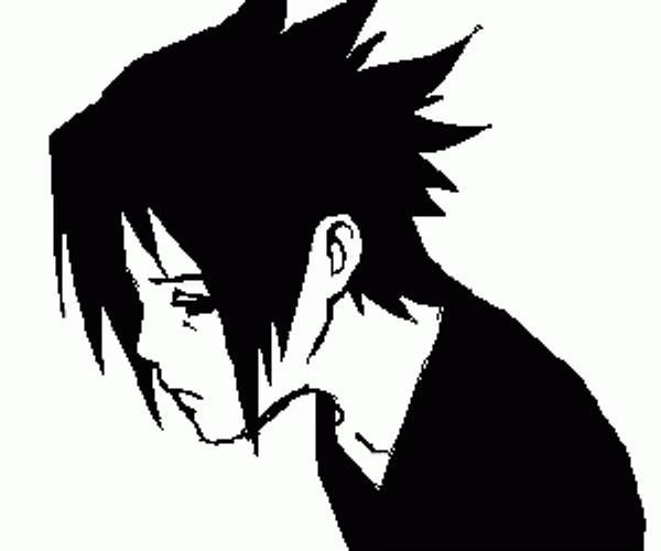 Emo Sad Anime Boy Sasuke GIF