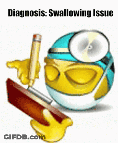 Emoji Doctor Diagnosis Swallow Issue GIF