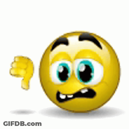 Emoji Expressing Dislike Face GIF