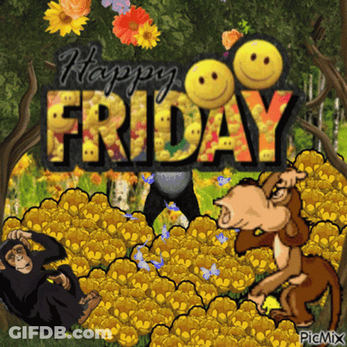 Emoji Happy Friday Meme GIF