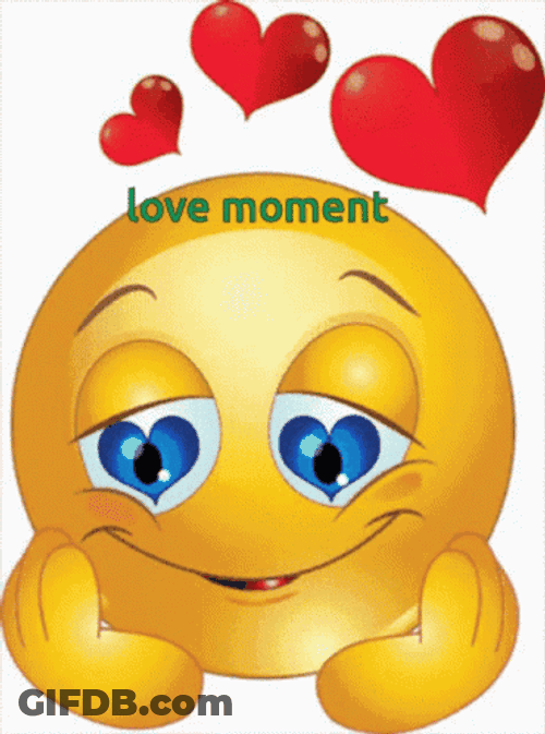 Emoji Icon In Love Smiley Face GIF