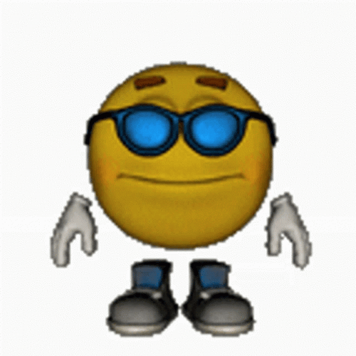 Emoji In Shades Meme GIF