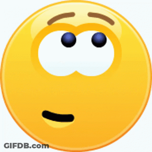 Emoji Looking Up GIF