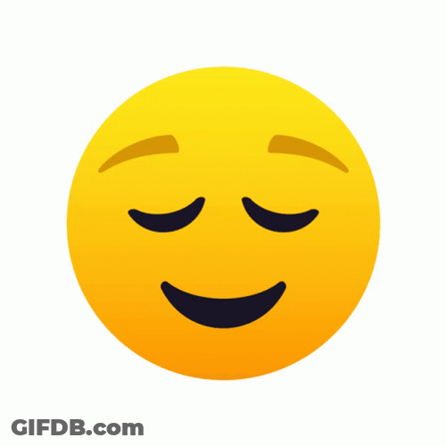 Emoji Peaceful Face GIF