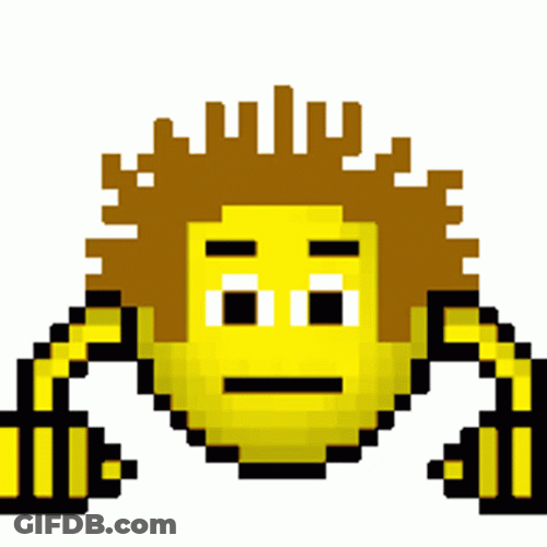 Emoji Pulling Hair Strands GIF