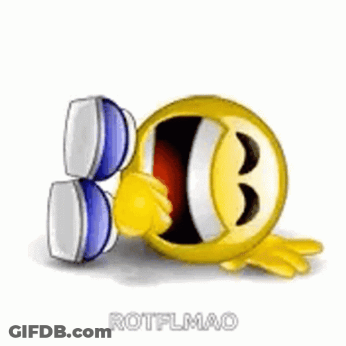 Emoji Rolling On Floor Laughing Lmao GIF