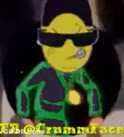 Emoji With Eyeglasses Dancing Slowly GIF