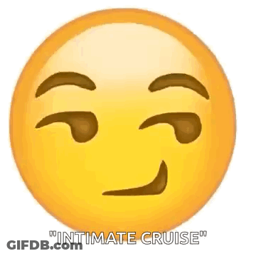 Emoji With Eyes Closed And Slight Smile GIF