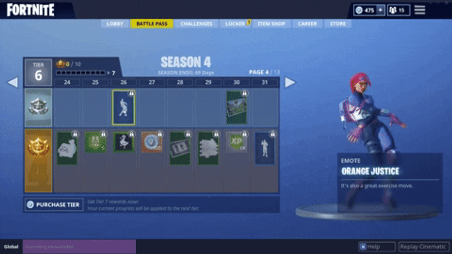 Emote Fortnite Game Chart GIF