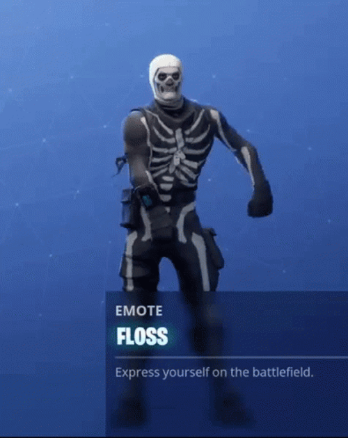 Emote Fortnite Skeleton GIF