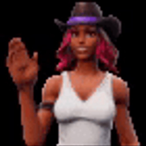 Emote Fortnite Wave Smile GIF