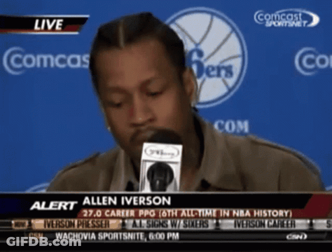 Emotional Allen Iverson GIF