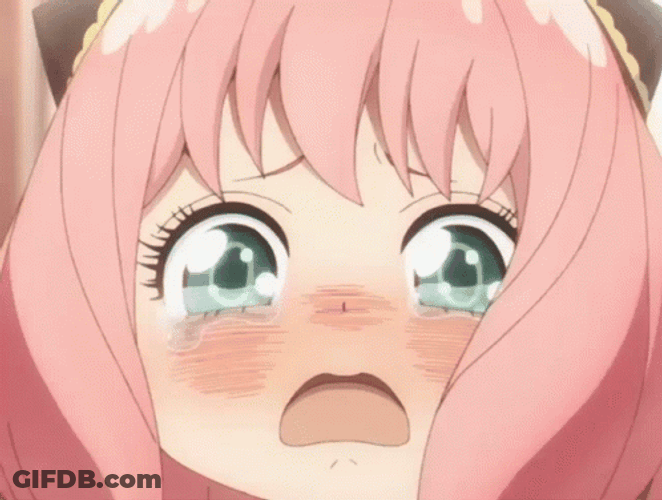 Emotional Anya Forger Tearing Up GIF