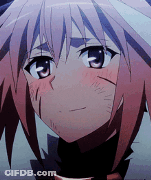 Emotional Astolfo Type-Moon Happy Cry GIF