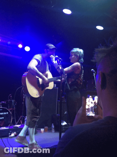 Emotional Couple Live Band GIF