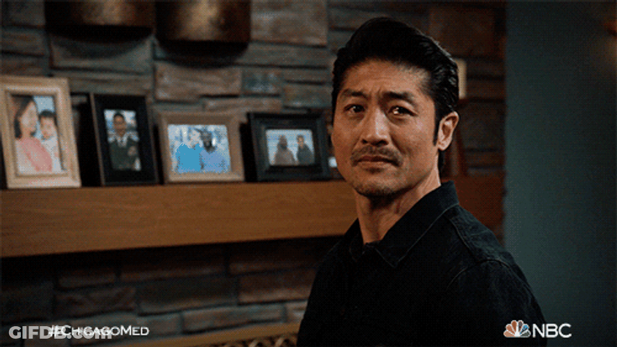 Emotional Dr. Ethan Choi Chicago Med GIF