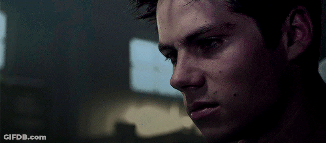 Emotional Dylan O'Brien Trying Not To Cry GIF