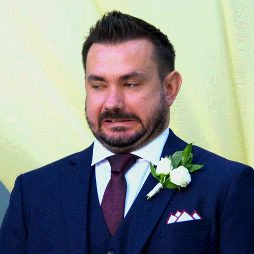 Emotional Groom Married At First Sight GIF