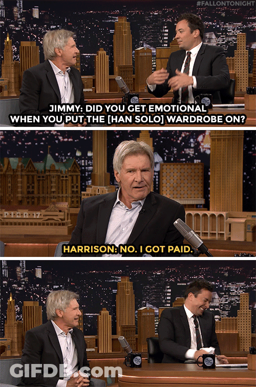 Emotional Harrison Ford Jimmy Fallon GIF