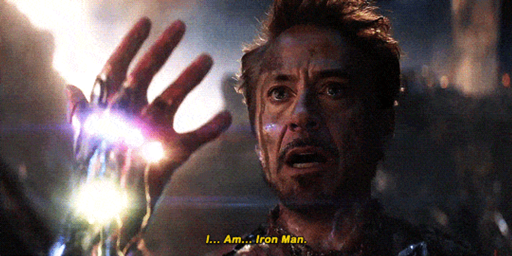 Emotional Iron Man Tony Stark GIF