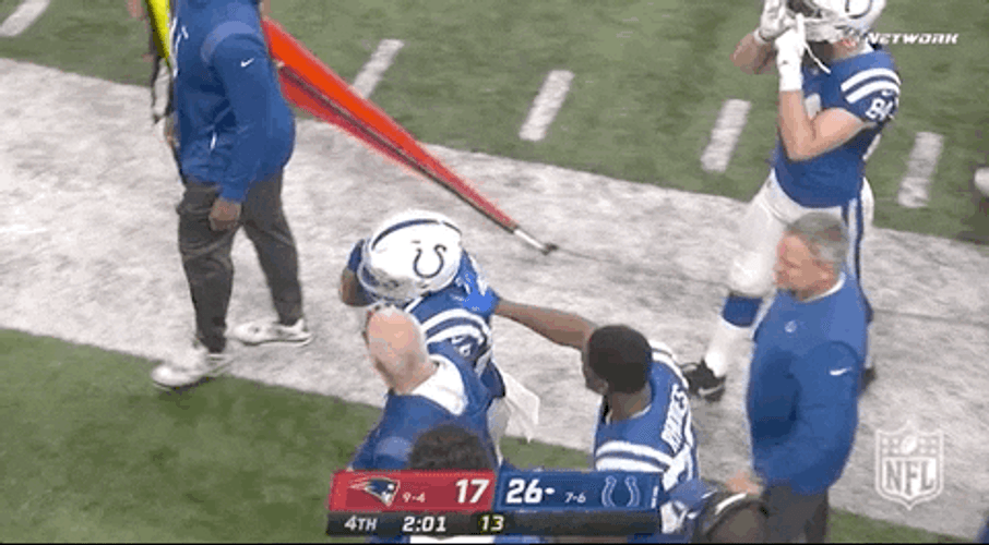 Emotional Jonathan Taylor Victory GIF