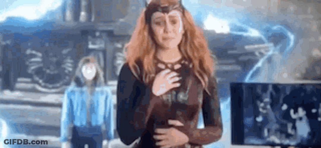 Emotional Scarlet Witch Crying GIF