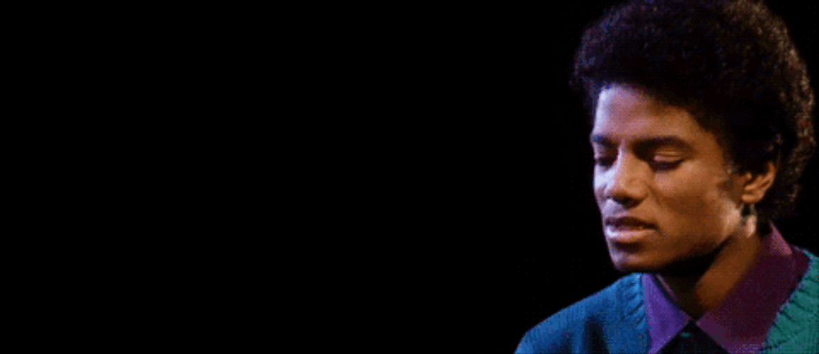Emotional Young Michael Jackson Singing GIF