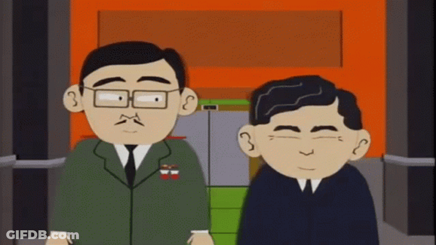 Emperor Hirohito And Mr. Ose Talks About Tiny GIF