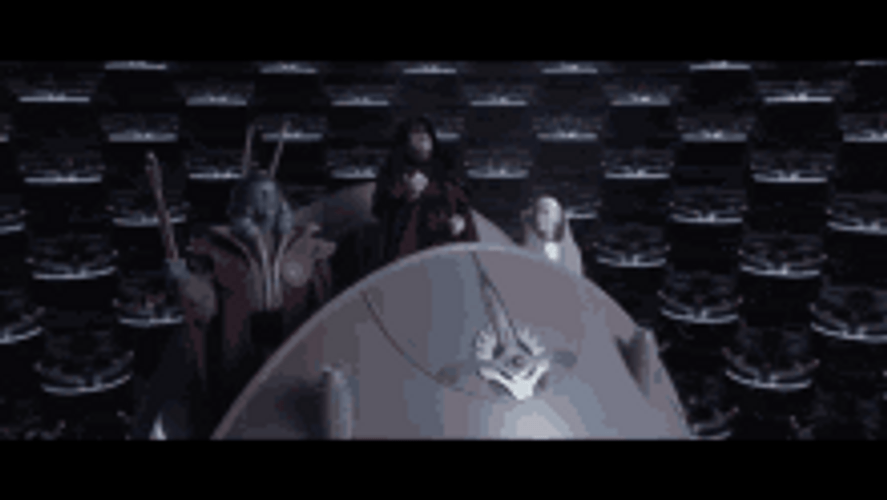 Emperor Palpatine Delivering His Speech GIF