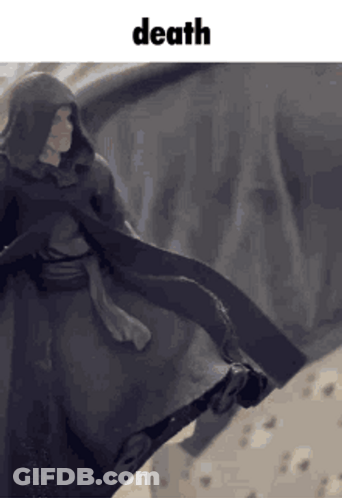 Emperor Palpatine Figurine Falling GIF