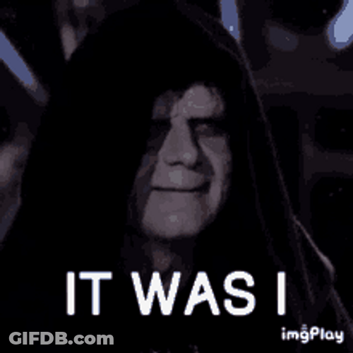 Emperor Palpatine It Was I GIF