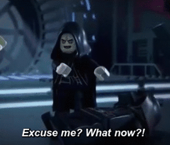 Emperor Palpatine Star Wars Lego Excuse Me GIF