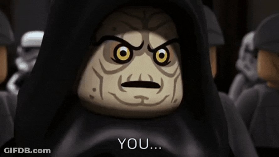 Emperor Palpatine Star Wars Lego You GIF