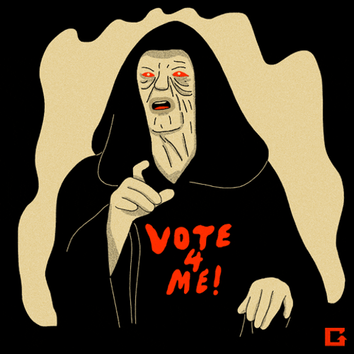 Emperor Palpatine Star Wars Vote 4 Me Animation GIF